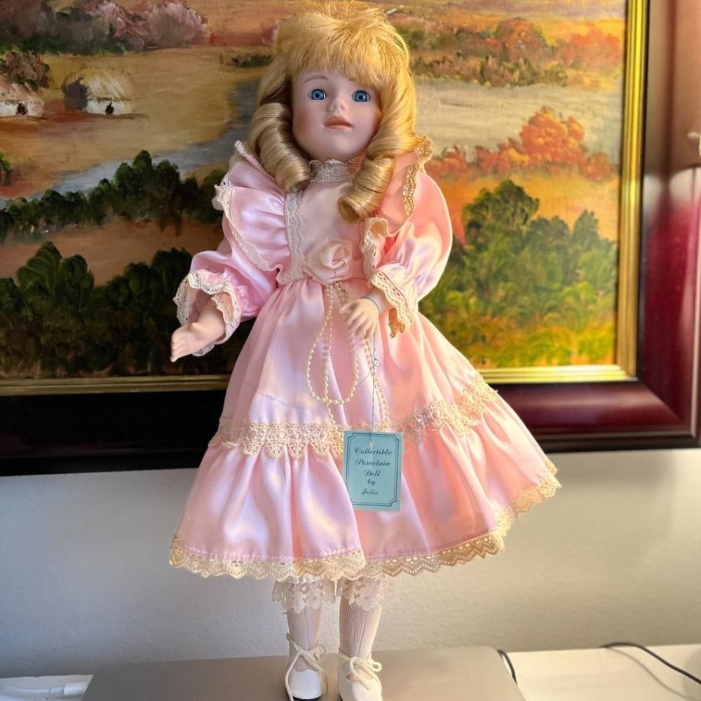 Collectible Porcelain Doll by Julie